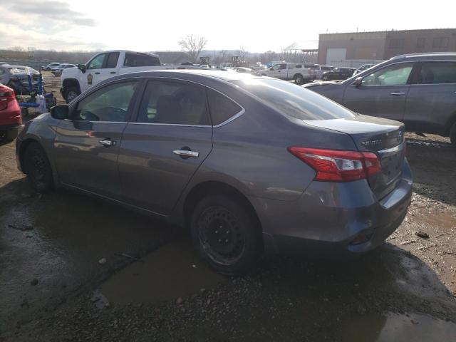 3N1AB7AP5HL713190 - 2017 NISSAN SENTRA S GRAY photo 2