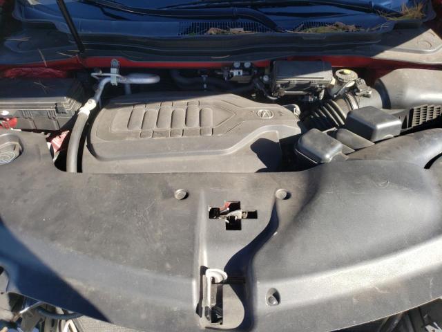 5J8YD4H35KL001855 - 2019 ACURA MDX Կարմիր լուսանկար 12