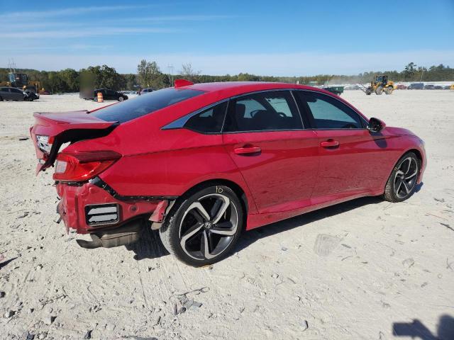 1HGCV1F32JA191133 - 2018 HONDA ACCORD SPORT Красный фото 3