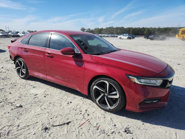1HGCV1F32JA191133 - 2018 HONDA ACCORD SPORT Красный фото 4