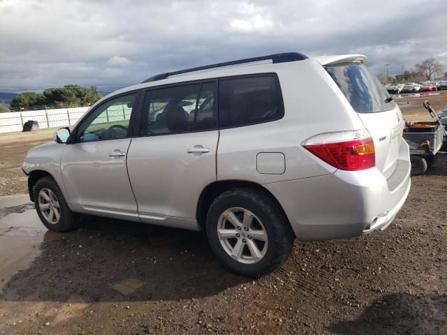 JTEDS41A282032633 - 2008 TOYOTA HIGHLANDER SILVER photo 2