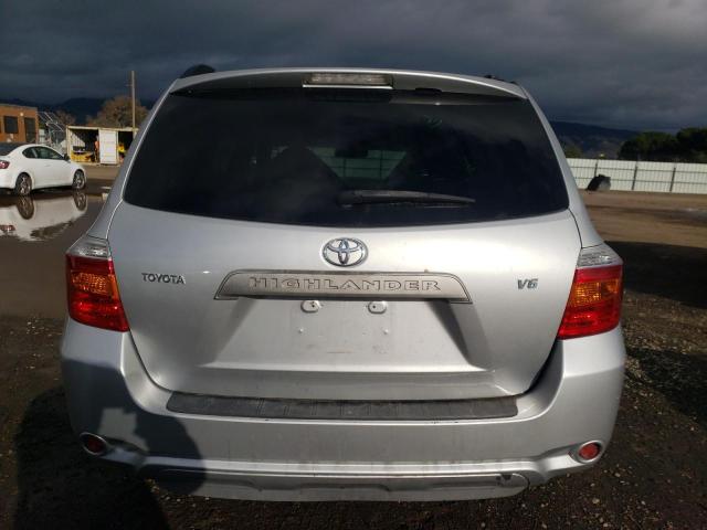 JTEDS41A282032633 - 2008 TOYOTA HIGHLANDER SILVER photo 6