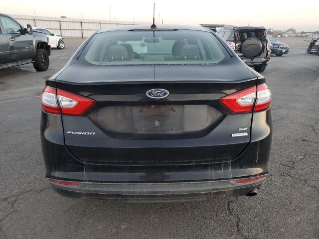 3FA6P0HD6GR148005 - 2016 FORD FUSION SE BLACK photo 6