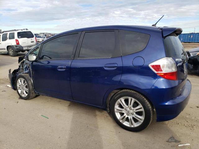 JHMGE8H30DC066953 - 2013 HONDA FIT BLUE photo 2