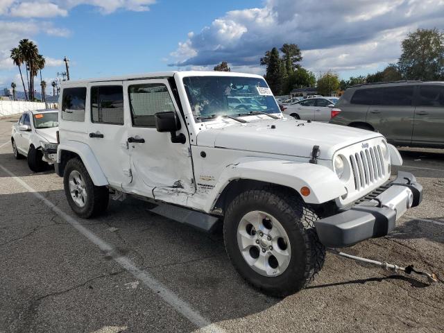 1C4BJWEG3FL617706 - 2015 JEEP WRANGLER SAHARA WHITE photo 4