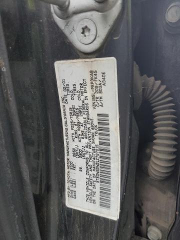 5TEGN92N21Z787015 - 2001 TOYOTA TACOMA DOUBLE CAB PRERUNNER BLACK photo 12