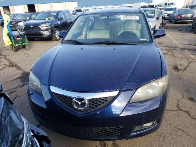 JM1BK32F581105578 - 2008 MAZDA 3 I BLUE photo 5