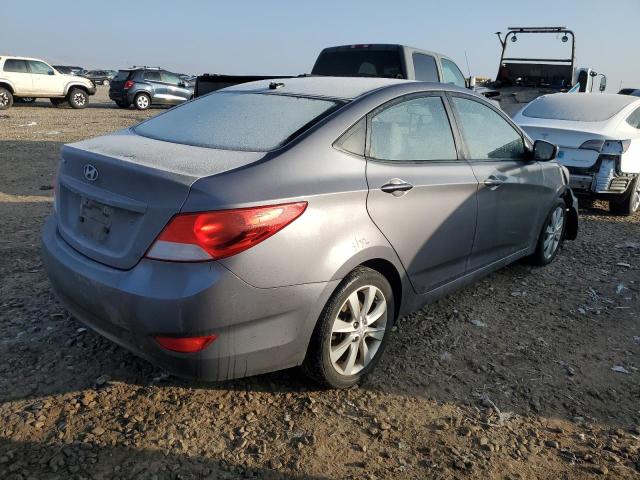 KMHCU4AE6EU741087 - 2014 HYUNDAI ACCENT GLS GRAY photo 3