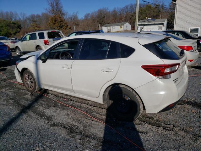 4S3GTAA66H1749003 - 2017 SUBARU IMPREZA WHITE photo 2