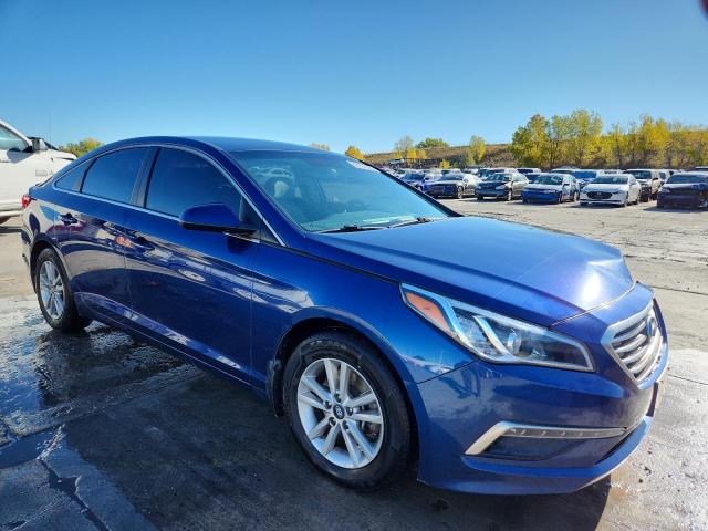 5NPE24AF0FH209485 - 2015 HYUNDAI SONATA SE BLUE photo 4