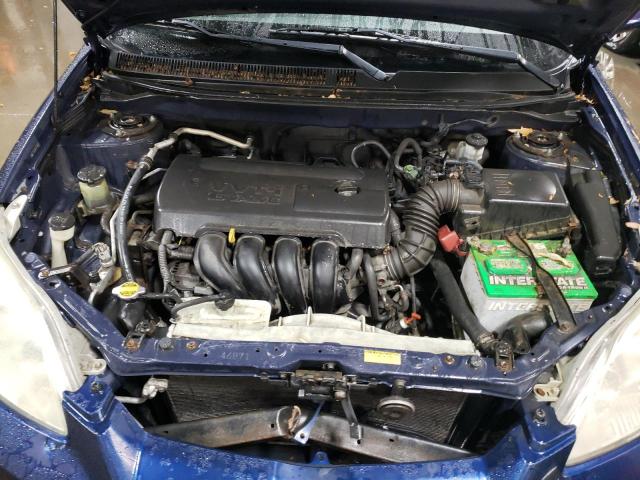 2T1KR32EX5C399294 - 2005 TOYOTA COROLLA MA XR BLUE photo 11
