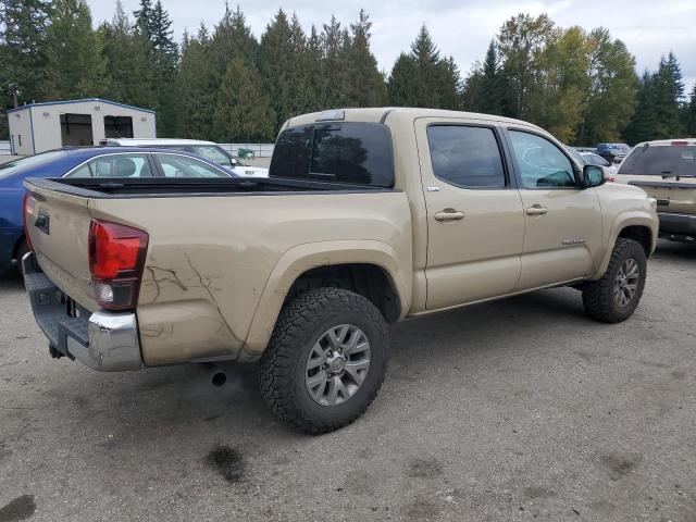3TMAZ5CN9JM063918 - 2018 TOYOTA TACOMA DOUBLE CAB TAN photo 3