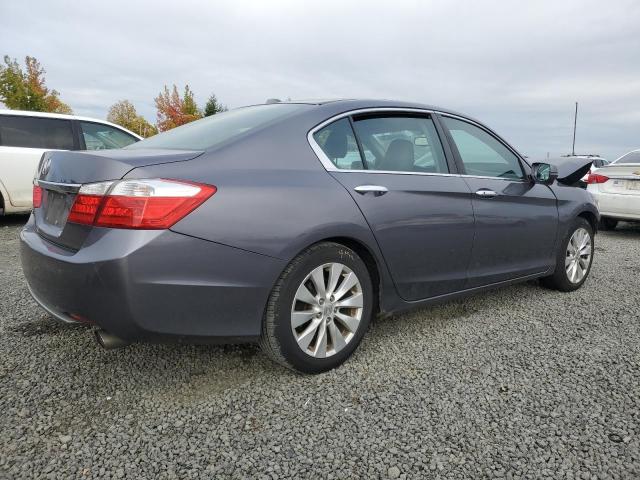 1HGCR2F82EA220948 - 2014 HONDA ACCORD EXL GRAY photo 3