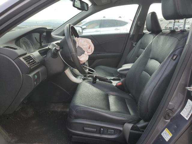 1HGCR2F82EA220948 - 2014 HONDA ACCORD EXL GRAY photo 7