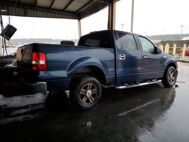 1FTRW12W56KA64934 - 2006 FORD F150 SUPERCREW BLUE photo 3