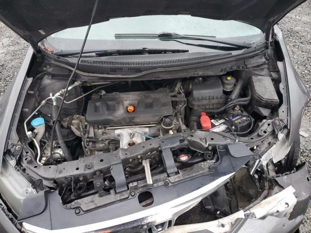 2HGFB2F96CH556417 - 2012 HONDA CIVIC EXL ნაცრისფერი ფოტო 11