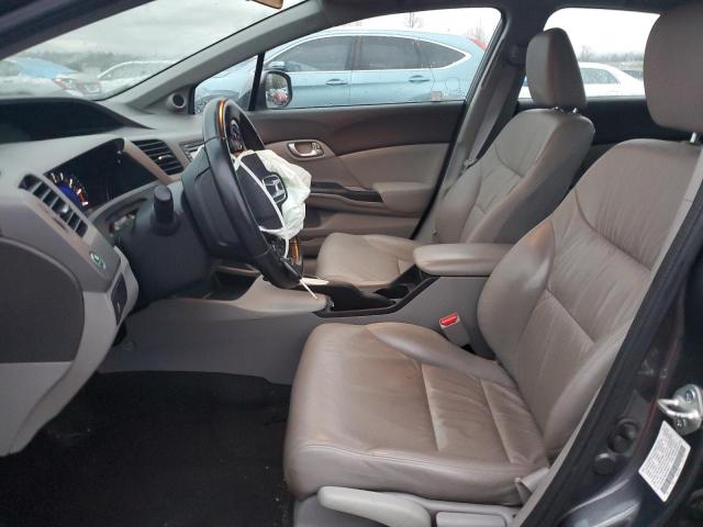 2HGFB2F96CH556417 - 2012 HONDA CIVIC EXL ნაცრისფერი ფოტო 7