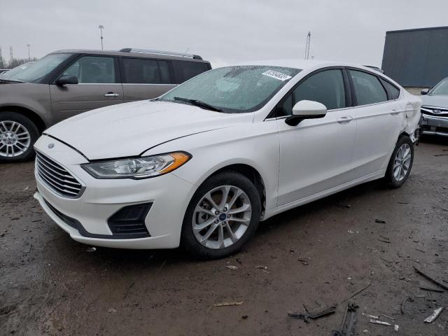 3FA6P0HDXLR110237 - 2020 FORD FUSION SE WHITE photo 1