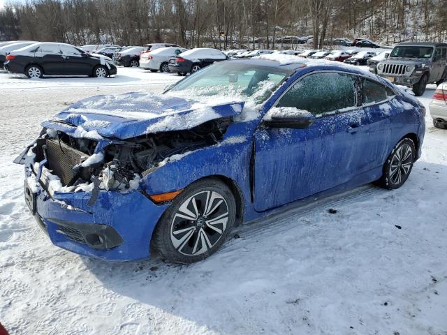 2HGFC3B33GH351857 - 2016 HONDA CIVIC EX BLUE photo 1