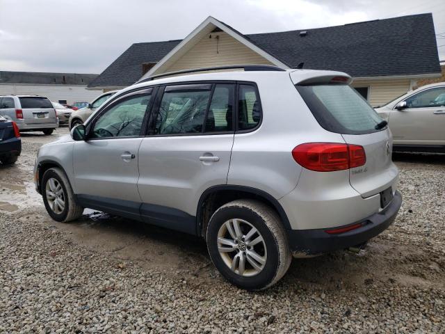 WVGAV7AXXFW594222 - 2015 VOLKSWAGEN TIGUAN S SILVER photo 2