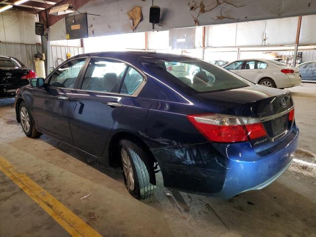 1HGCR2F31EA076247 - 2014 HONDA ACCORD LX BLUE photo 2