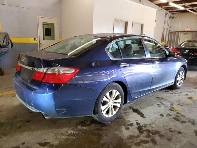 1HGCR2F31EA076247 - 2014 HONDA ACCORD LX BLUE photo 3