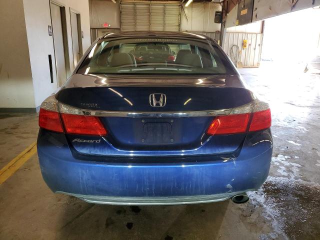 1HGCR2F31EA076247 - 2014 HONDA ACCORD LX BLUE photo 6