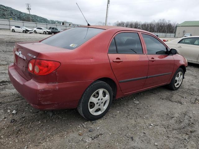 JTDBR32E560090117 - 2006 TOYOTA COROLLA CE RED photo 3