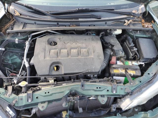 2T1BURHE7GC727542 - 2016 TOYOTA COROLLA L GREEN photo 11