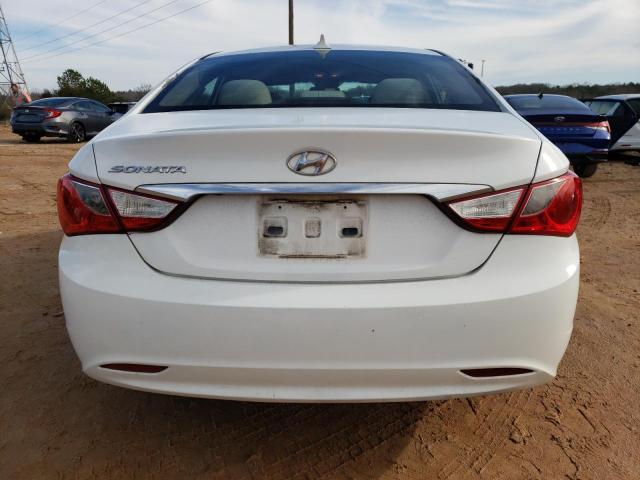 5NPEB4AC4CH341411 - 2012 HYUNDAI SONATA GLS WHITE photo 6