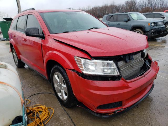 3C4PDCAB5DT510549 - 2013 DODGE JOURNEY SE RED photo 4