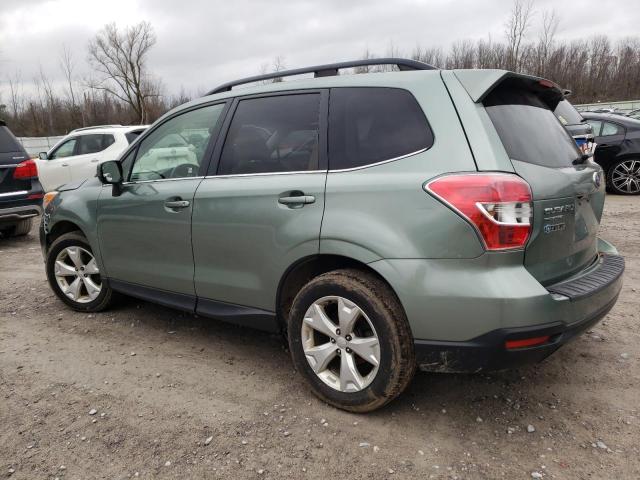 JF2SJAHC5EH443961 - 2014 SUBARU FORESTER 2.5I LIMITED GREEN photo 2