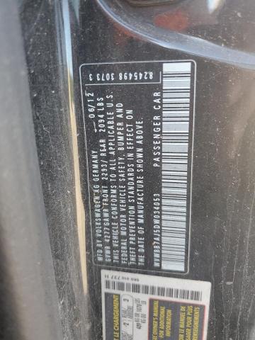 WVWBB7AJ5DW034053 - 2013 VOLKSWAGEN GOLF BLACK photo 12