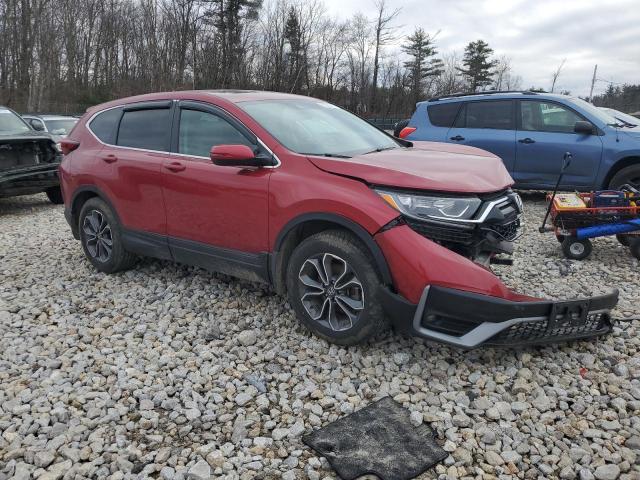 2HKRW2H56MH625755 - 2021 HONDA CR-V EX BURGUNDY photo 4