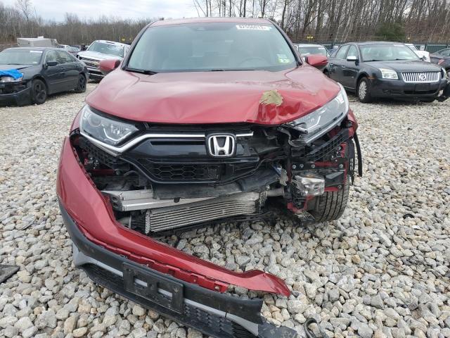 2HKRW2H56MH625755 - 2021 HONDA CR-V EX BURGUNDY photo 5