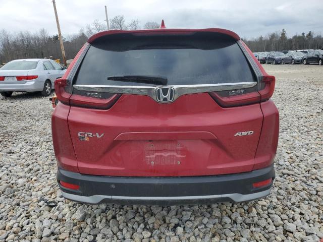 2HKRW2H56MH625755 - 2021 HONDA CR-V EX BURGUNDY photo 6