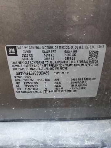 3GYFNFE37ES563459 - 2014 CADILLAC SRX PERFORMANCE COLLECTION Сұр фото 13