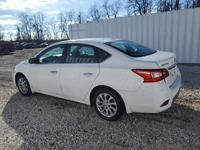 3N1AB7AP7KY260815 - 2019 NISSAN SENTRA S WHITE photo 2