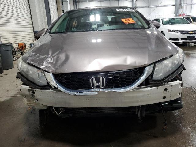 19XFB2F94FE101337 - 2015 HONDA CIVIC EXL GRAY photo 5