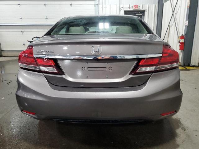 19XFB2F94FE101337 - 2015 HONDA CIVIC EXL ნაცრისფერი ფოტო 6