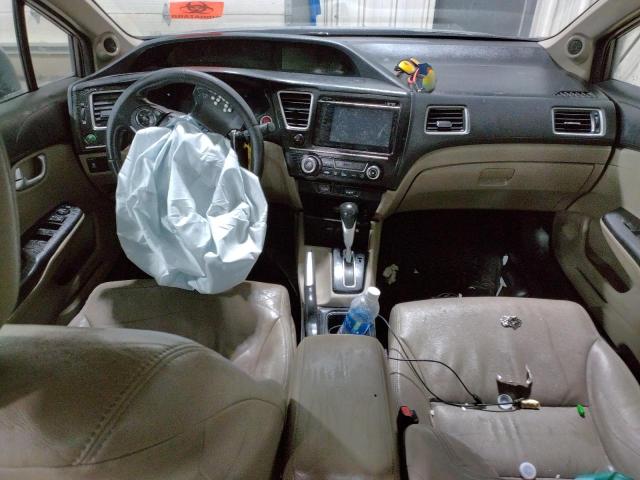 19XFB2F94FE101337 - 2015 HONDA CIVIC EXL ნაცრისფერი ფოტო 8