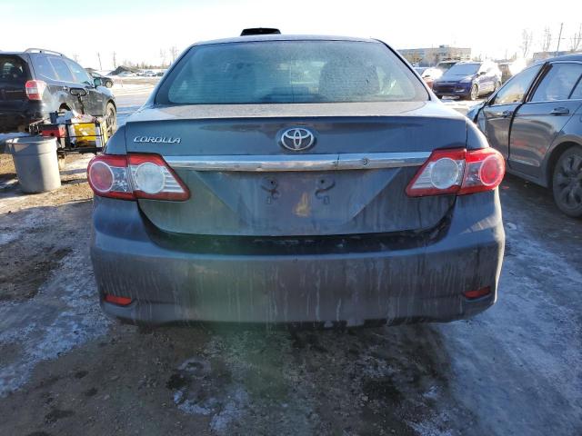 2T1BU4EE7DC075637 - 2013 TOYOTA COROLLA BASE GRAY photo 6