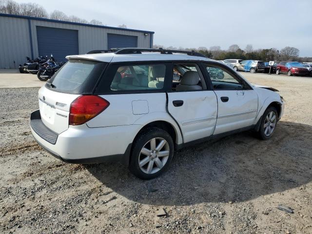 4S4BP61C967355261 - 2006 SUBARU LEGACY OUTBACK 2.5I WHITE photo 3