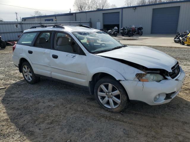 4S4BP61C967355261 - 2006 SUBARU LEGACY OUTBACK 2.5I WHITE photo 4