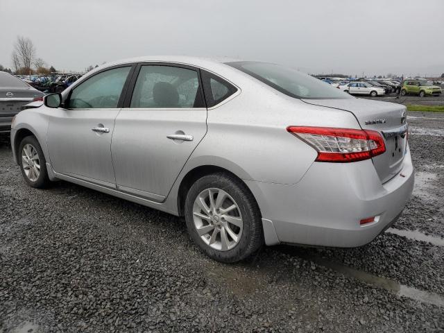 3N1AB7AP8EY338507 - 2014 NISSAN SENTRA S SILVER photo 2