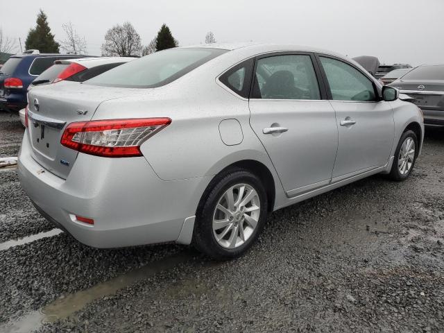 3N1AB7AP8EY338507 - 2014 NISSAN SENTRA S SILVER photo 3