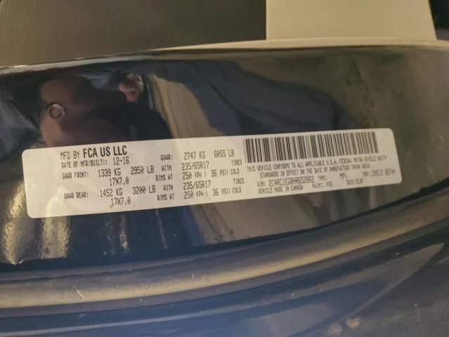 2C4RC1EG8HR652862 - 2017 CHRYSLER PACIFICA TOURING L PLUS BLACK photo 14