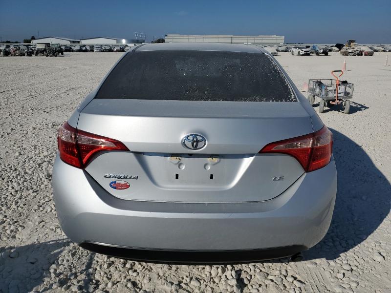5YFBURHE5KP873396 - 2019 TOYOTA COROLLA L SILVER photo 6