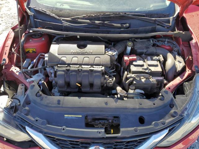 3N1AB7AP7JY331798 - 2018 NISSAN SENTRA S RED photo 11