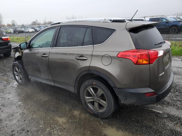 2T3RFREV4FW266608 - 2015 TOYOTA RAV4 XLE TAN photo 2